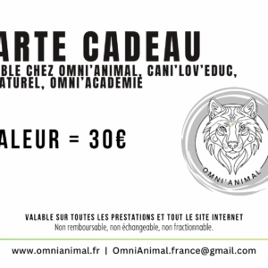 Carte cadeau 30€