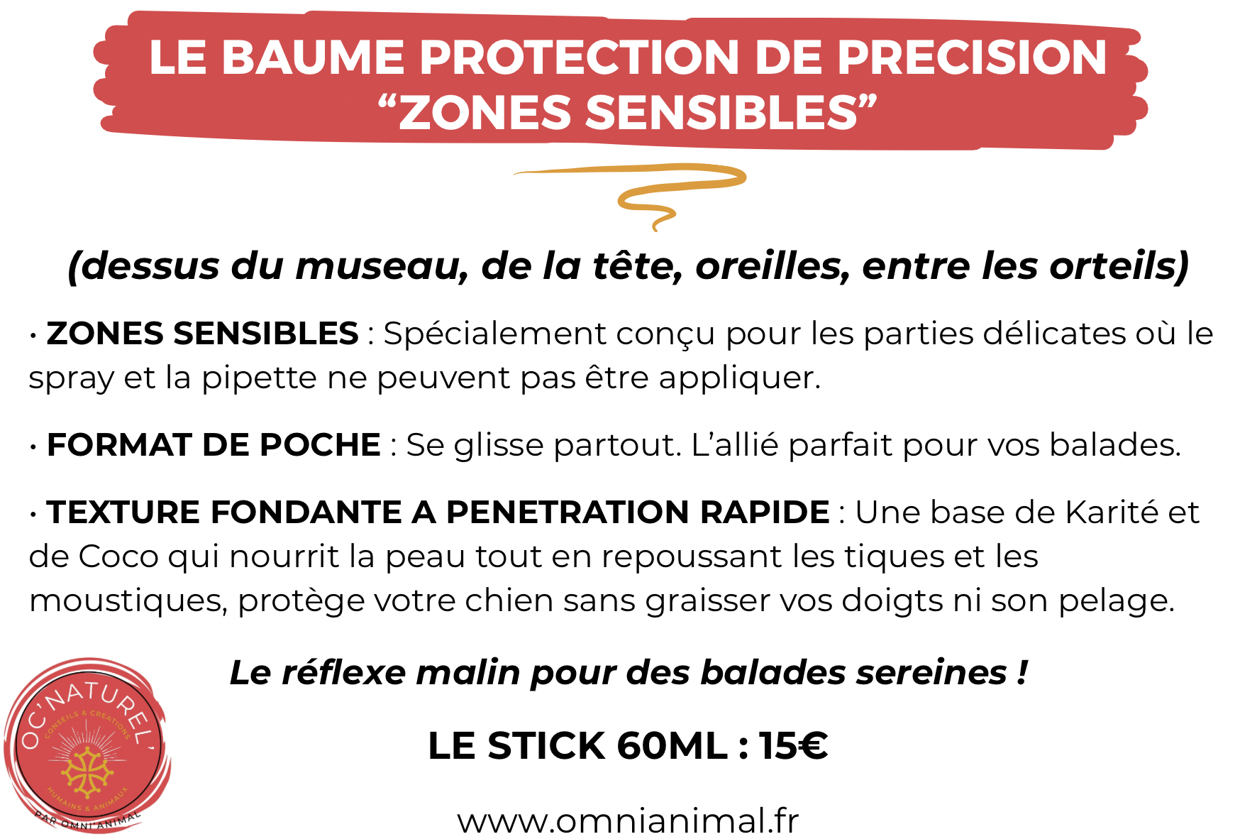 Baume Protection Zones Sensibles – Stick Nomade (60ml) – Image 4