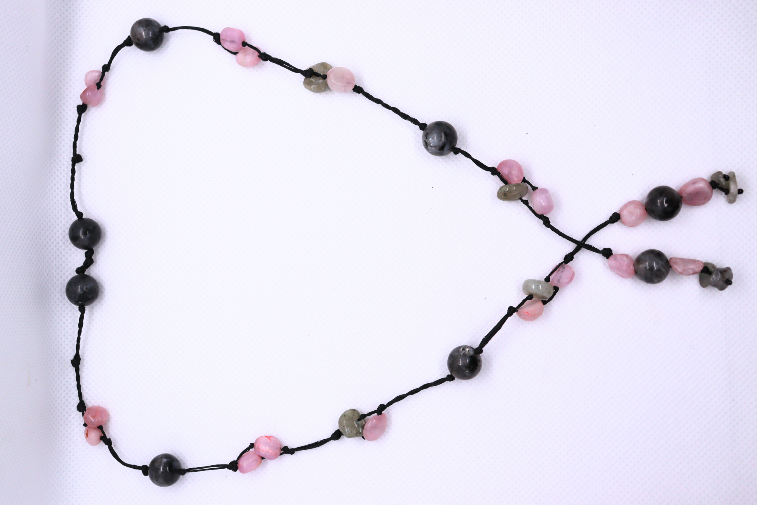 Collier Artisanal Murmures de Fée en Labradorite et Kunzite – Image 3