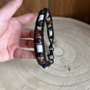 TRIBAL’PROTECT Collier antiparasitaire naturel Noir (35cm)